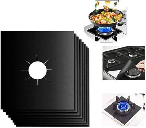 Lot De 8 Protection Cuisiniere A Bruleurs Gaz Brilliantday Protection De Gaziniere Anti Adhesif Reutilisable Protection Cuisiniere Protection Gaziniere 10 6 X 10 6 Inch Tapis Et Feuilles De Cuisson Cuisine Maison Mystik Com Au