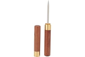Puer Tea Needle Knife Tools, Rosewood Stainless Steel Ice Pick Tea Cake Pick Tool Tea Ceremony Accessories for Breaking Cakes
