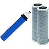 IPW 1-Year Compatible Filter Kit with Membrane for | for RainSoft Ultrafiner II UF22 Reverse Osmosis System, 1-Year Replacement Kit