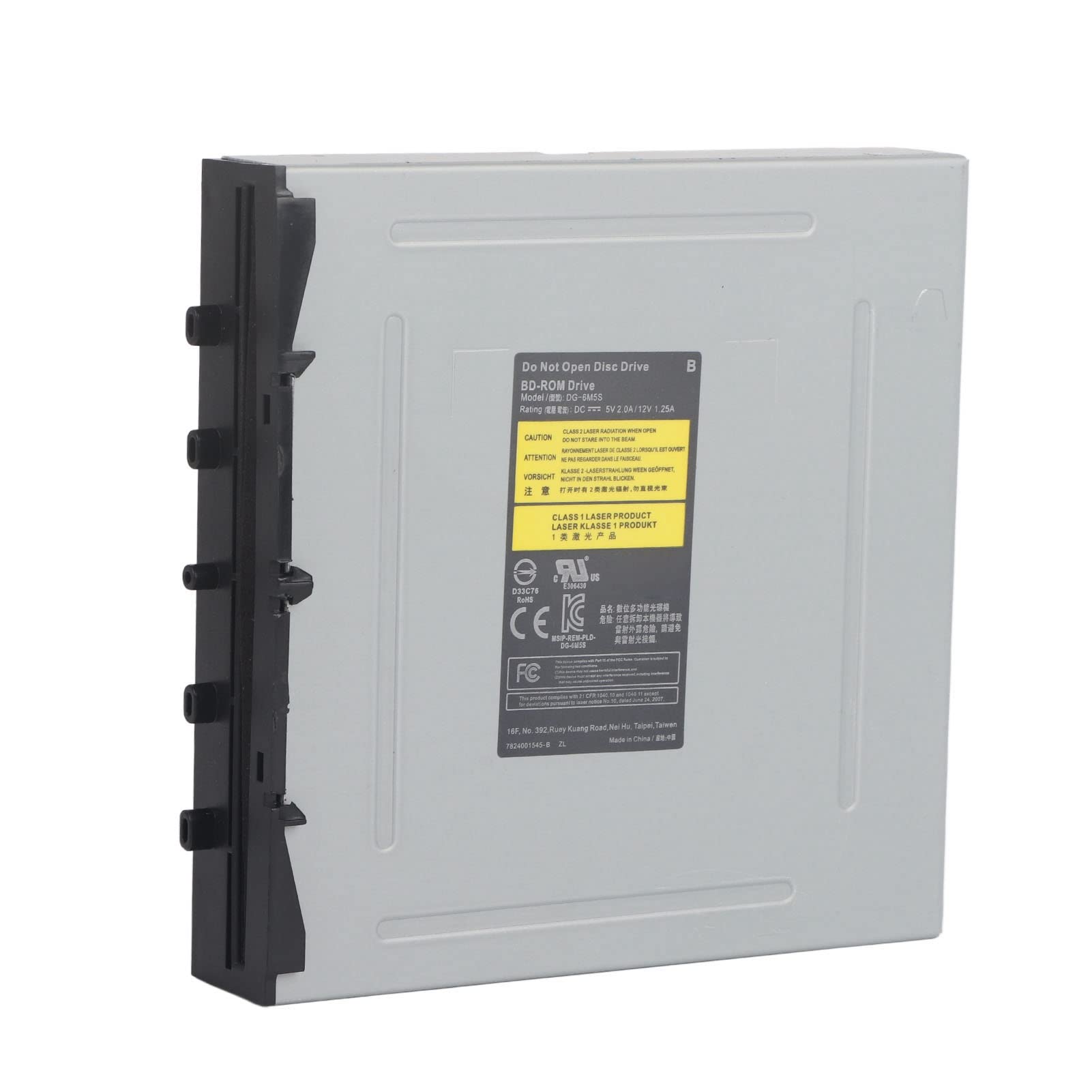 PUSOKEI Optical Disc Drive for One X DG-6M5S Game Console, Built-in Drive Aluminum Alloy Portable, Disk Drive Replacement