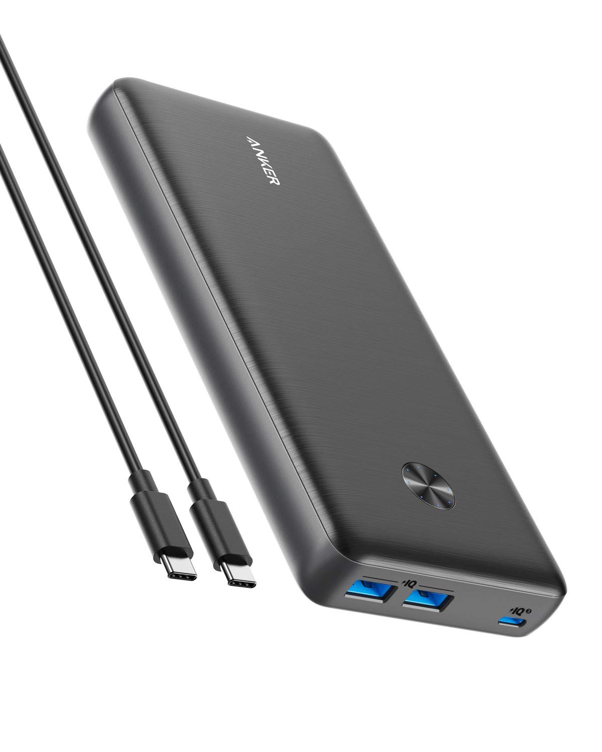 Anker Power Bank, PowerCore III Elite 25600 PD 60W Power Delivery Portable Charger for USB C MacBook Air/Pro/Dell XPS, iPad Pro 2020, iPhone 11 Pro/11 /XS Max/X/8, Samsung and More
