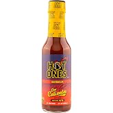 Hot Ones Los Calientes Barbacoa Hot Sauce Made With Natural Ingredients &amp; Powerful Flavors From Smoked Red Jalapeno, Chipotle &amp; Habanero Peppers, 5 fl oz Bottle (1-Pack)