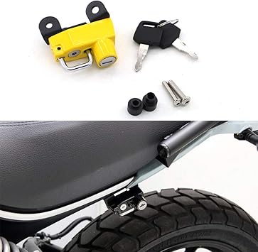 ducati scrambler helmet lock