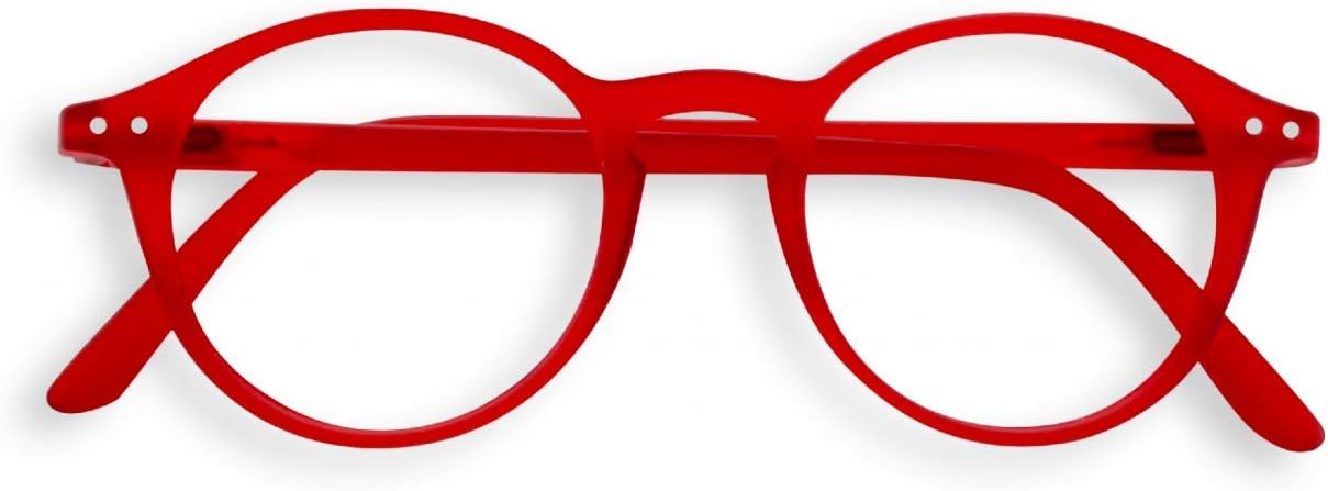 IZIPIZI LetmeSee #D Red Reading Glasses
