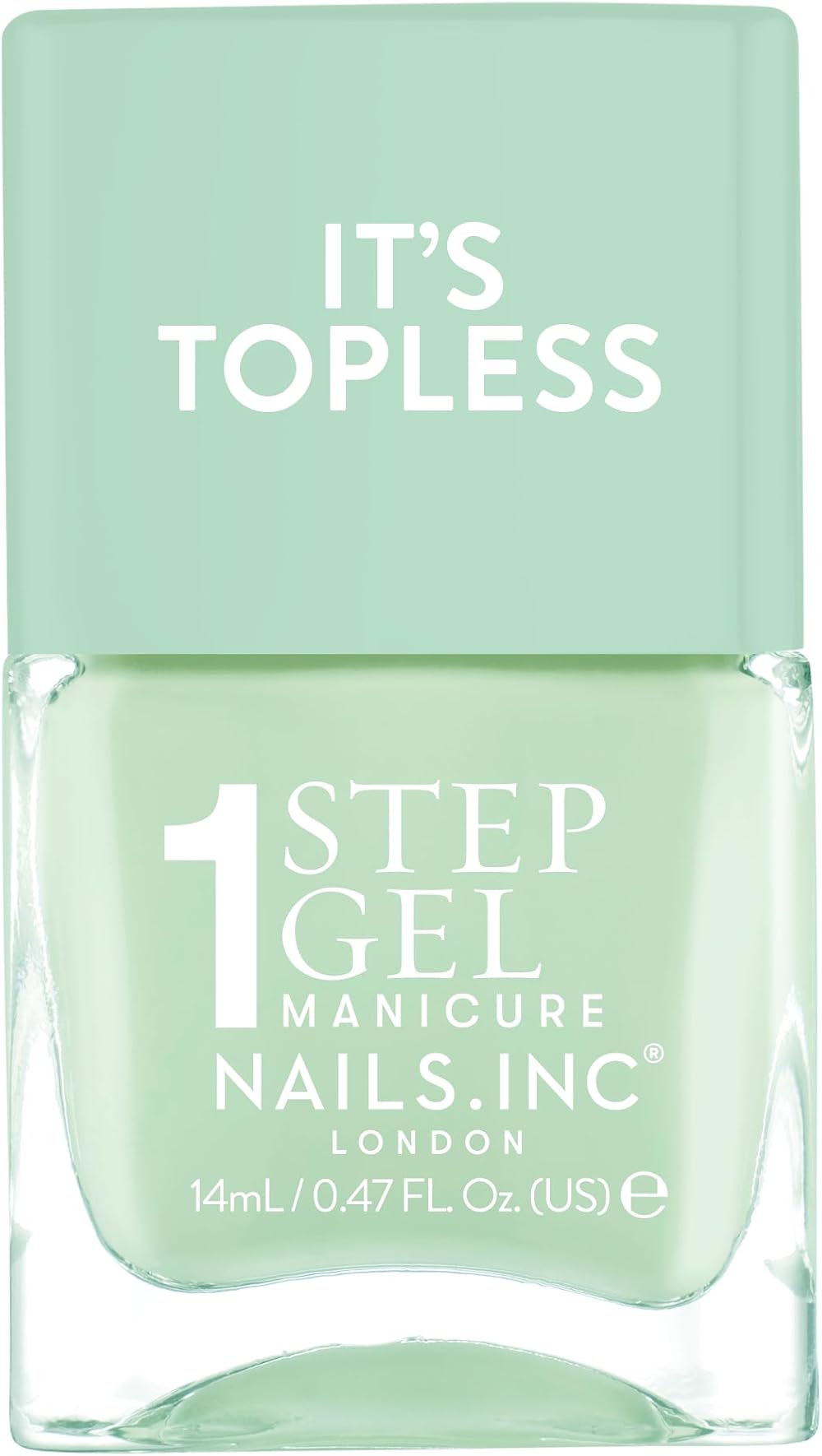 Nails.INC It's Topless Camilla Soft Green Gel-Like Nail Polish 8 days