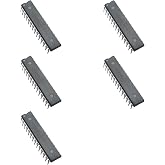 Bridgold 5pcs ATMEGA328P-PU 8-bit Microcontroller 4/8/16/32K Bytes,DIP-28. | 4/8/16/32K Bytes In-System Programmable Flash