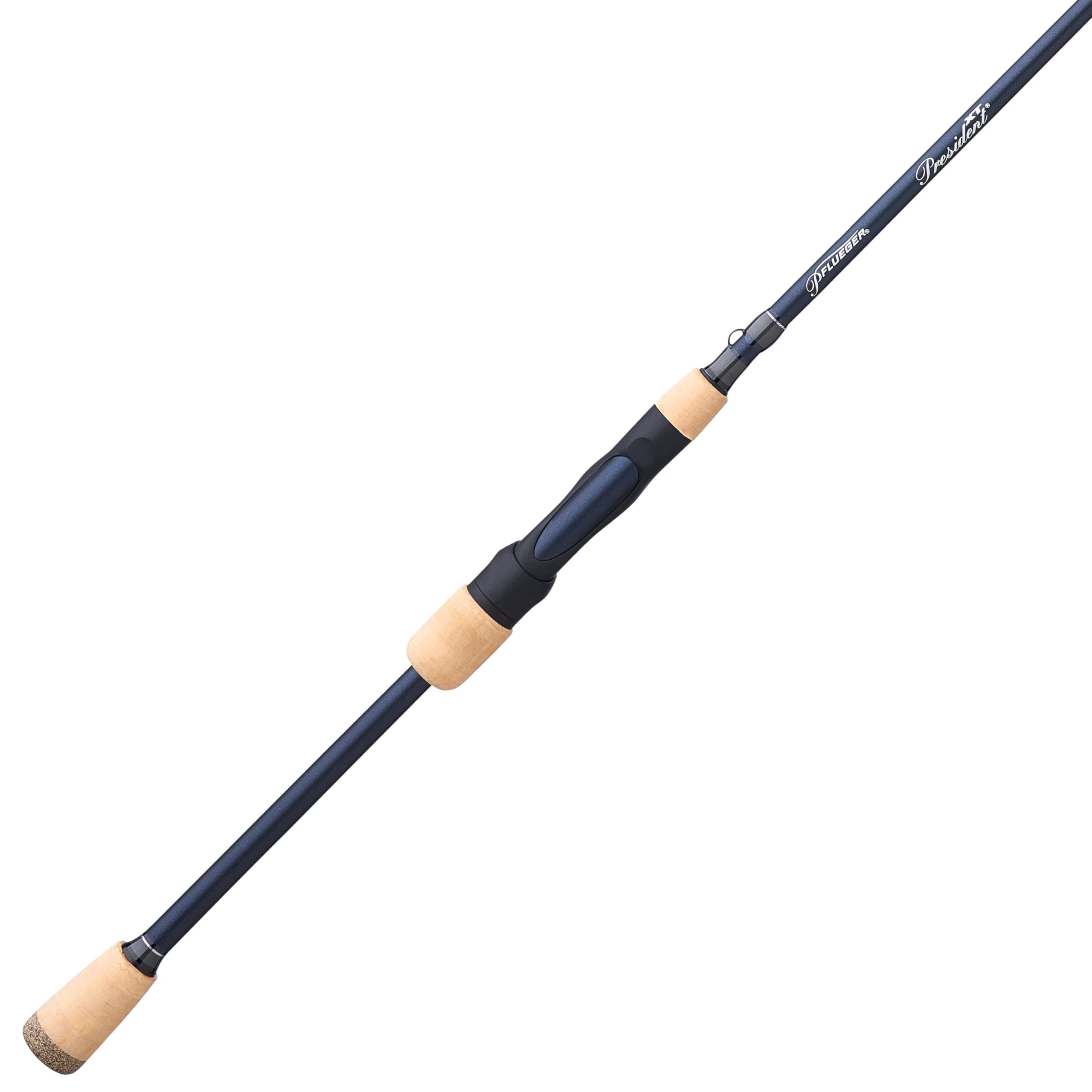 Photo 1 of Pflueger 7' President XT Spinning Rod, Medium Heavy Power, 1-Piece Graphite Rod, Light and Sensitive Fishing Rod Ideal for Bass, Walleye, Panfish, Trout and Steelhead