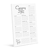 Bliss Collections Grocery List Pad for