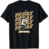 Vegas Golden Knights Graffiti Black Officially Licensed T-Shirt