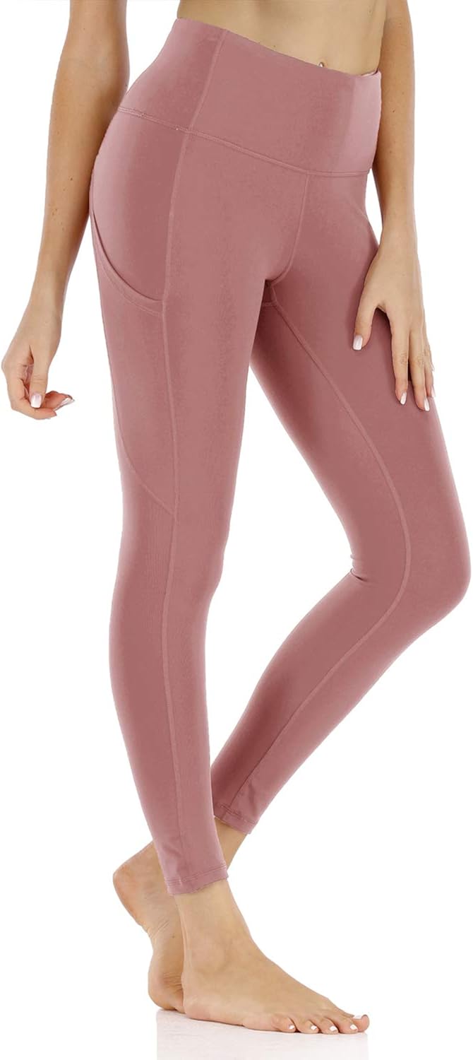 High Waist Yoga Pants with Pockets,Tummy Control Hip Lift,Workout
