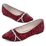 Hee grand Pointed Toe Ballet Flats for Women Suede