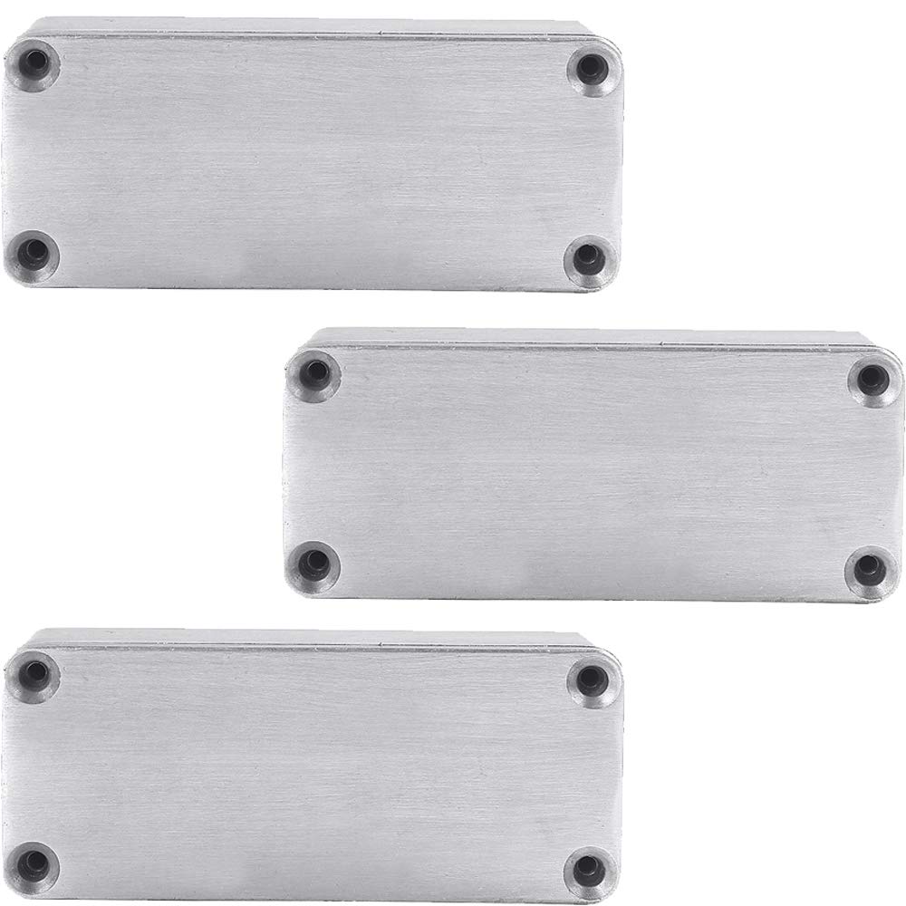 Mintice 3 X Pro 1590G Style 100x50x25mm Aluminum Metal Stomp Box Case Enclosure Guitar Effect Pedal