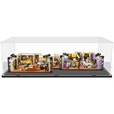 DuvinDD Acrylic Display Case for Lego The Friends Apartments 10292 | Clear Large Display Case for Oracle Red Bull Racing F1 Race Car 42206 Collectibles (25.6x13.8x7.8 inch)