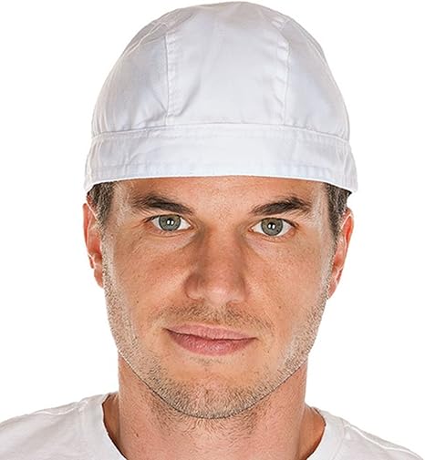 3-tlg. Kochmützen Set - Verstellbare Bandanas Für Küche & Gastronomie