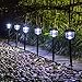 GIGALUMI Solar Lights Outdoor Garden Led Light Landscape/Pathway Lights-6 Pack