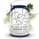 Nootropics Depot Gotu Kola Extract Capsules | 120mg | 90 Count | Acid Resistant | Centella asiatica | 35-45% Triterpenes | Supports Healthy Stress Levels | Promotes Memory Enhancement