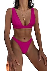 Bathing Suits for Women Deep V Neck Sexy Two Piece