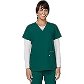 KOI Next Gen Hustle and Heart Women's 3-Pocket Stretch Scrub Top