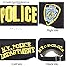 Vankerful NYPD Department Hat Police Embroidered Hats Adjustable Baseball Caps Unisex Black Yellow