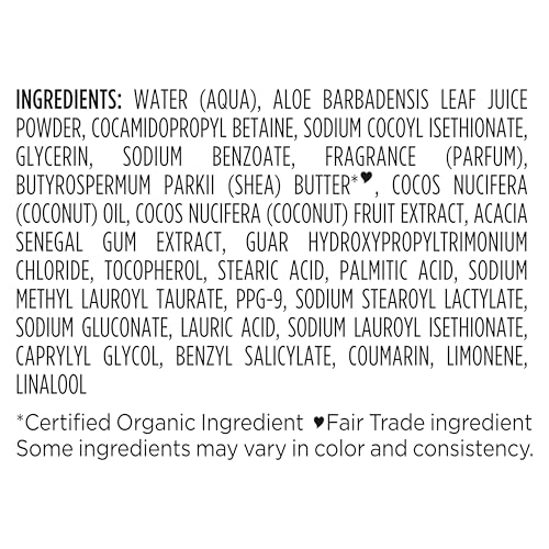 SHEAMOISTURE VIRGIN COCONUT OIL BODY WASH NOURISH AND REPLENISH SKIN DAILY HYDRATING BODY WASH FOR 24H VISIBLE MOISTURE FOR HEALTHY, GLOWING SKIN 18 OZ