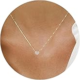 LLWOM Gold Necklace for Women-14k Gold Plated Infinity Necklace Star Of David Necklace Evil Eye Cross Pendants Heart Dainty Gold Necklace For Women