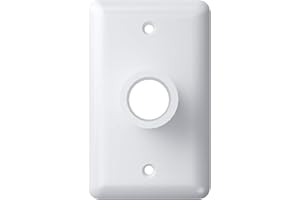HEATGENE 2401 Wall Plates Gloss White - Compatible with HEATGENE Towel Warmers(Model: HG-R64135, HG-R64136, HG-R64137 Series, and HG-R6441 Series and HG-R64170 Series)