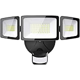 Onforu 55W LED Security Lights Motion Sensor Light Outdoor, 5500LM, 6500K, IP65 Waterproof, Flood Light Outdoor Motion Detect