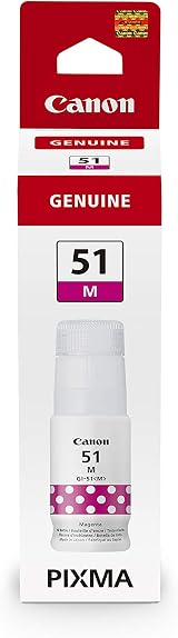 Canon GI-51 Magenta Ink Bottle 4547C001 - 70ml for PIXMA G Series Printers view 1