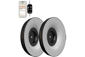 GLOWRIUM Grow Lights for Indoor Plants, 16W Smart Full Spectrum LED Grow Light, Auto Timer and Stepless Dimming,Plant Assistant with Watering Reminder,Modular Design (Black, 2 PCS)