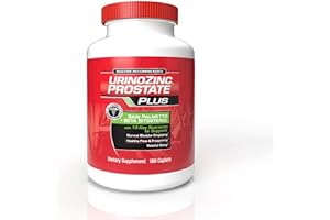 Urinozinc Plus - Prostate Supplement with Beta Sitosterol & Saw Palmetto – Reduce Frequent Urination Concerns & Support your Prostate Health, 180 Caplets