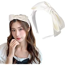 Amazon.com: Knotted Bow Headbands for Women and Girls - White Hair ...