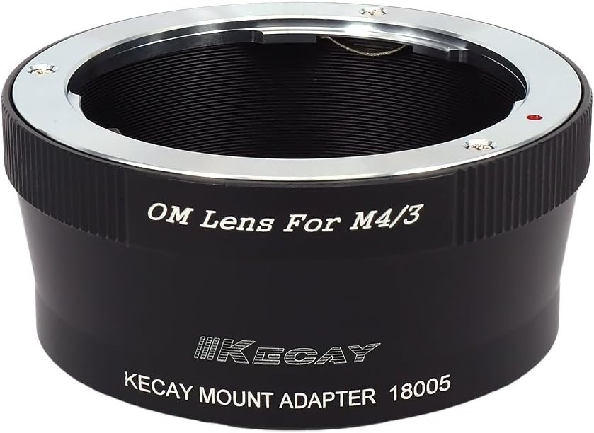 KECAY Lens Mount Adapter,Olympus OM Zuiko Lens to Micro 4/3 M4/3 Four Thirds System Camera, Mount Adapter For Lumix G1, G2, G3, G10, GX1, GH1, GH2, GF1, GF2, GF3, GF5, GH4, Olympus PEN OM-D, E-M5, E-M10