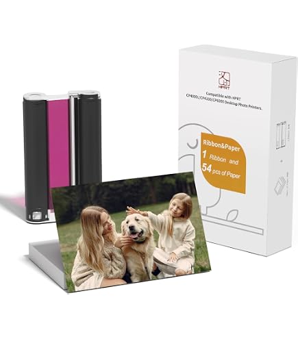 Amazon.com: DNP DS40 6x8” / 15x20cm Ribbon and Paper Photo Media