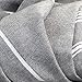HABER Turkish Towels for Beach, Fast Dry Towel for Bath, 100% Cotton Towels for Multipurpose Gym, Yoga, Workout (Pack of 2, Bath 30x60in, Grey)