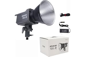 Aputure Amaran 100d S Bowens Mount LED Video Studio Light 100W 5600k Daylight with Bluetooth App Control for Interviews, Port