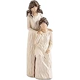 Elegondrar Gifts for Mom from Daughter, Mother and Daughter Figurines, Gifts for Mothers Day, Christmas, Birthday, Resin, 9.7" H