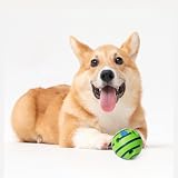Yifugad Interactive Giggle Ball Dog Squeaky Toy 4.33 Inch Green view 5