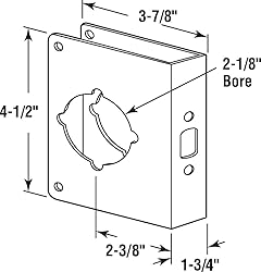 Prime-Line U 10745 Brass Lock and Door