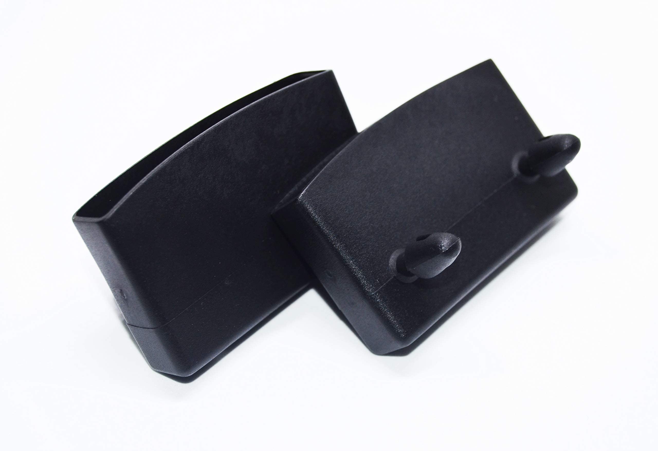 Husseinbolt New replacement 50-55mm side rail bed slat holders/caps (Model A End) for single, double and king size beds (Pack of 10 caps)