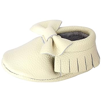 cream moccasins