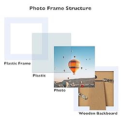 JCJMY 14x19 Picture Frame White for Wall