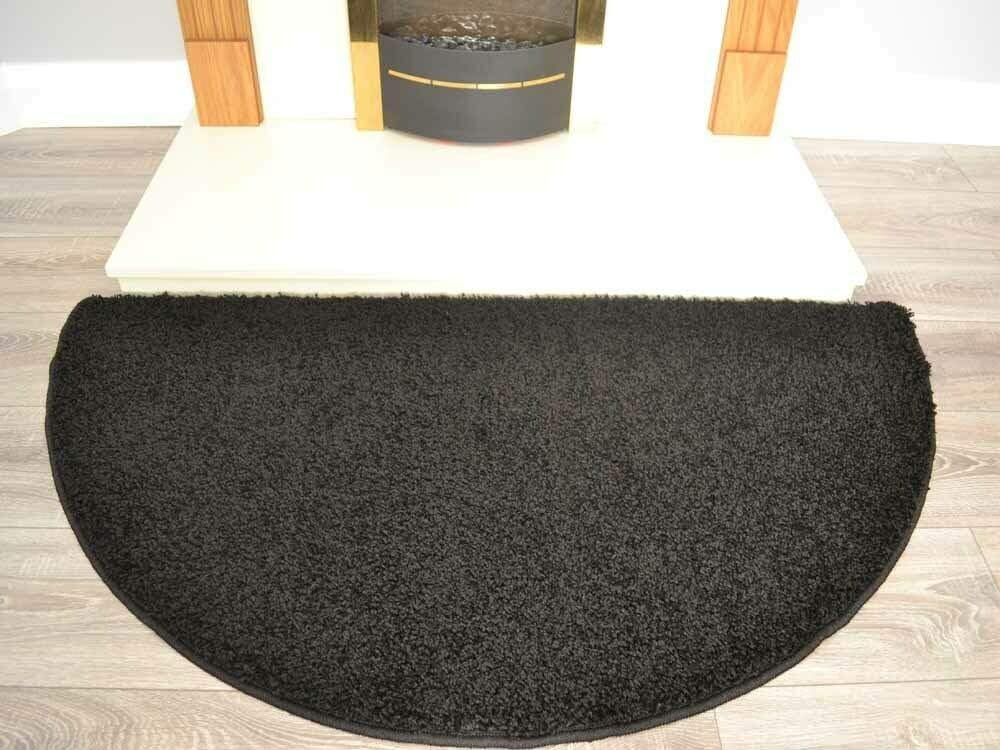 Half Moon Semi Circle Non Slip Machine Washable Hearth Living Room