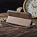 Cornmi Design for i6 Case, Premium Vintage Flip Wallet Leather Magnetic Closure Cover Skin for i6 4.7 inch with Card Slots and Wrist Strap (Light Brown)