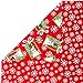 Hallmark Reversible Christmas Wrapping Paper Bundle (Pack of 3, 120 sq. ft. ttl.) Santa, Polka Dots, Stripes, Merry Christmas, Snowflakes, Snowmen