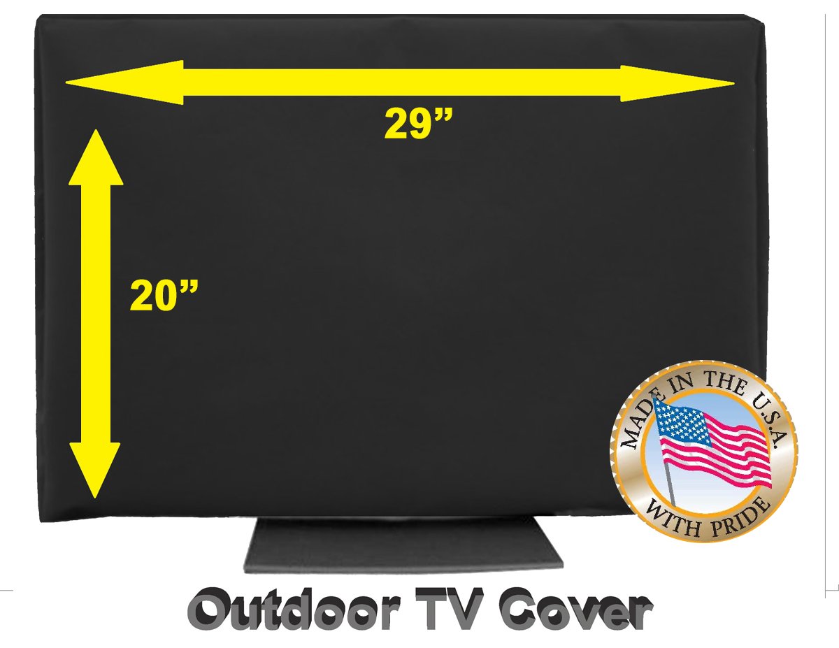 Outdoor TV Cover (29"32") Black (Not For Direct Sun) Home
