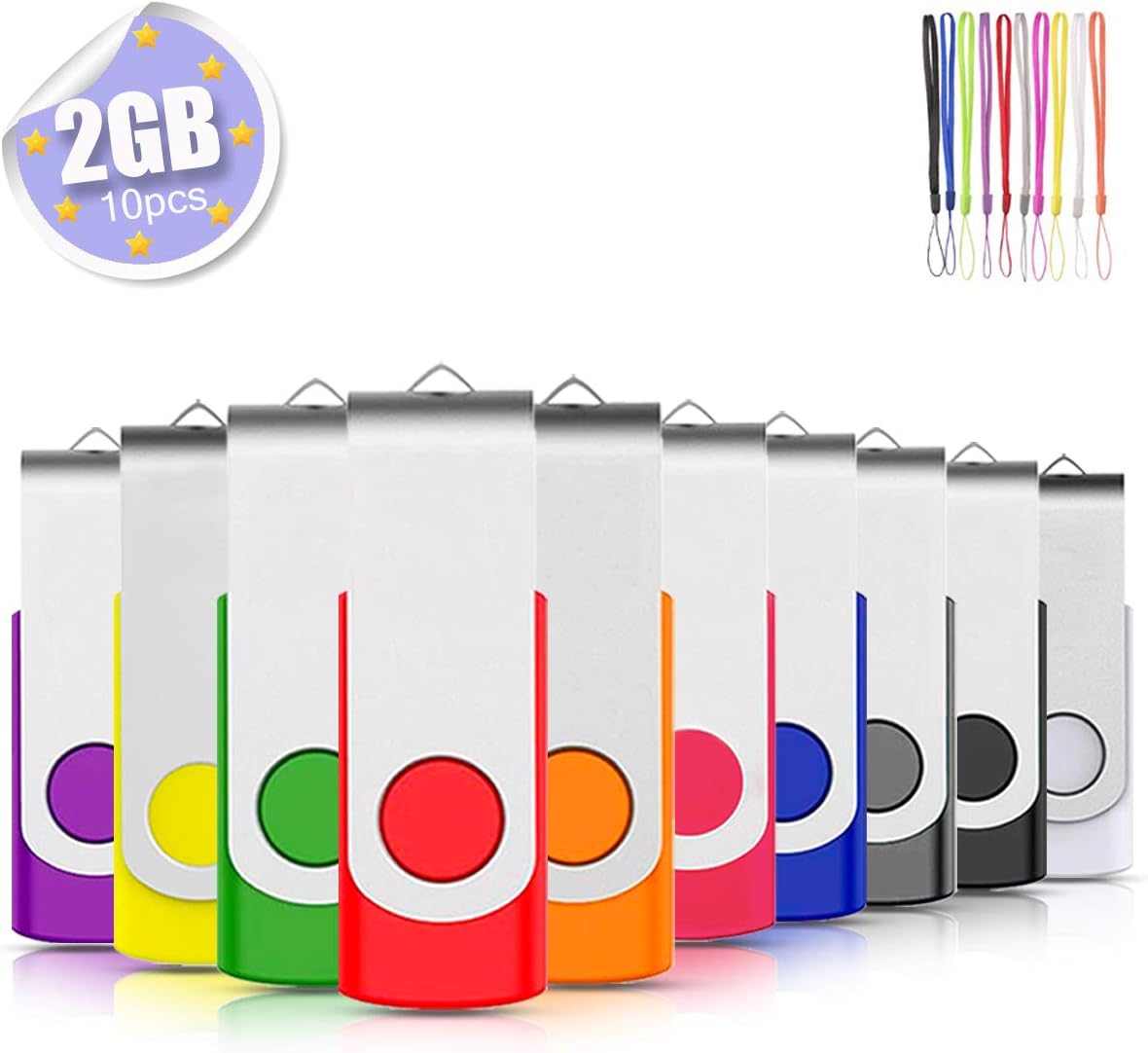 USB Memory Stick 2GB 10Pack Bulk USB2.0 Memory Sticks Pen Drive Flash