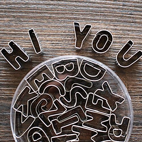 New Arrival!!! 26 Letters Alphabet Stainless Steel Biscuits Mold Cookie Cutter Pastry Shaper Mold Baking DIY Fondant Wedding Decoration Tool