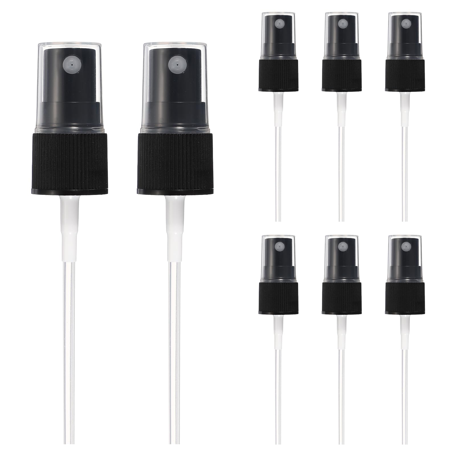 Photo 1 of *MISSING PARTS UNKNOWN*
YELARXI Fine Mist Spray Top, Spray Bottle Top Nozzle Sprayer Reusable Replacement (for 18/410 Cap Size) 18 Caliber Bottles Pump - For(Essential Oil Bottles/Perfumes) 8 Pcs & Black