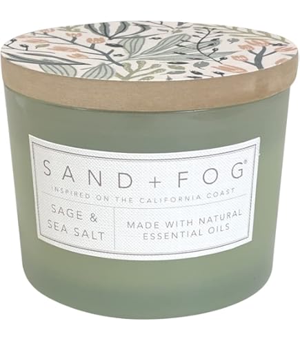 Amazon.com: Sand + Fog Scented Candle - Honey Tobacco - Additional Scents  and Sizes – 100% Cotton Lead-Free Wick - Luxury Air Freshening Jar Candles 