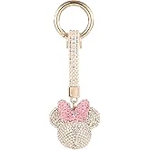 Handmade Crystal Keychain for Women, Bling Key Accessories Purse Backpack Handbag Car Charms